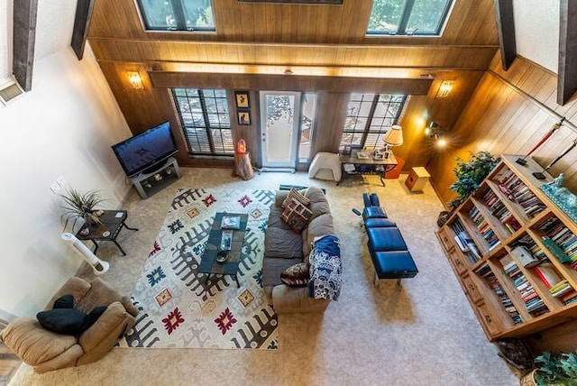 entryway with hardwood / wood-style floors and a notable chandelier