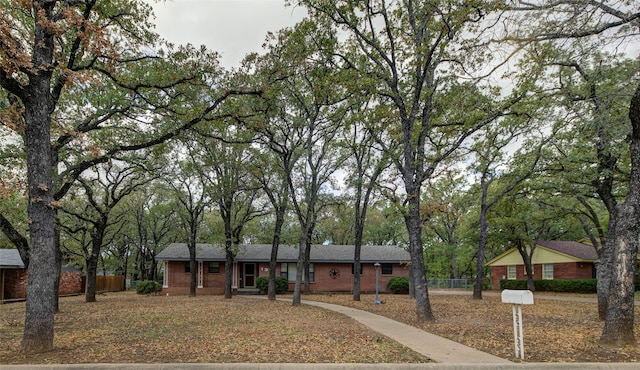 view of ranch-style home