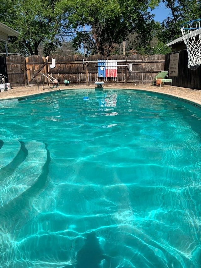 view of pool