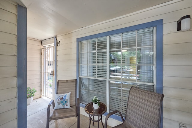 balcony with covered porch