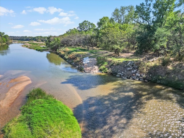 view of water feature