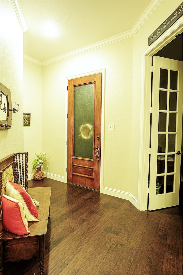 dining room with dark hardwood / wood-style flooring, lofted ceiling, and a chandelier