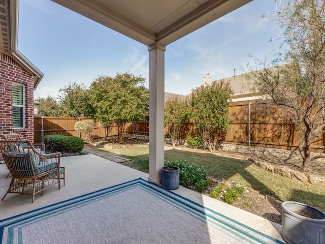 view of patio