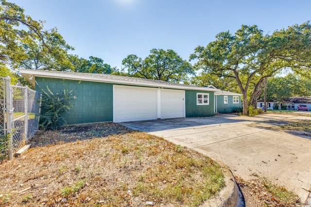 ranch-style house with a garage