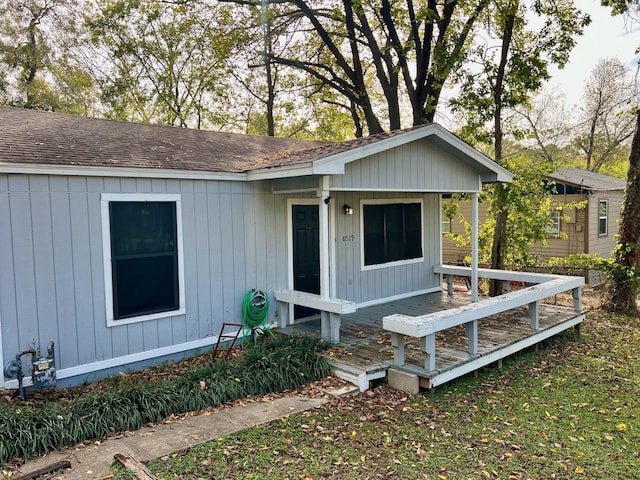 view of ranch-style home