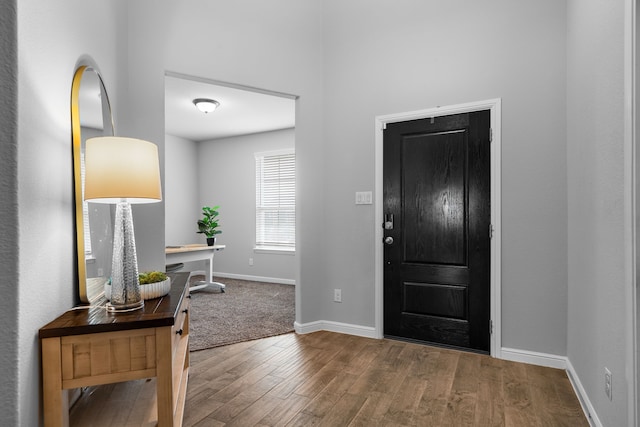 2614 Cowbird Way, Northlake, TX 76247 - foyer with wood finished floors and baseboards
