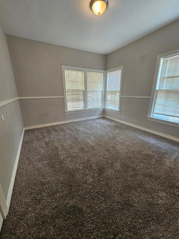 unfurnished room featuring carpet flooring