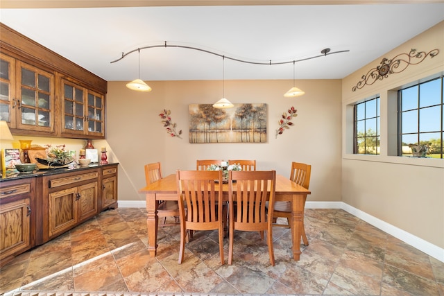 view of dining area