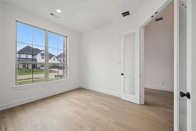 4029 Trellis Dr, Celina, TX 75078 - spare room featuring light wood-type flooring and baseboards