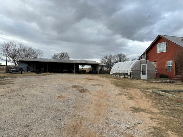 view of outdoor structure