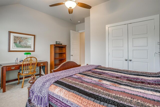 bathroom with vanity, tile patterned flooring, plus walk in shower, and lofted ceiling