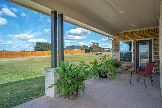 view of patio