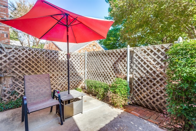 view of patio