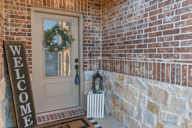 view of entrance to property