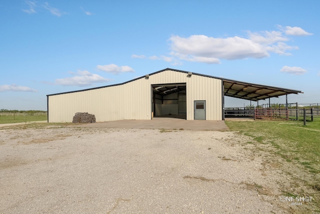560 County Road 332, Abilene, TX 79606 - view of pole building with fence and driveway