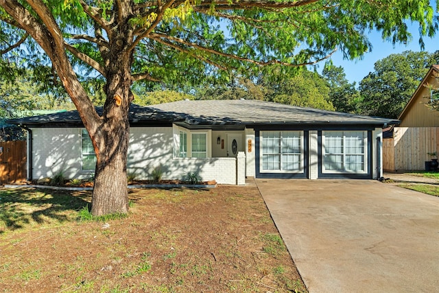 view of ranch-style home