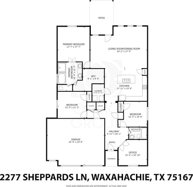 2277 Sheppards Ln, Waxahachie, TX 75167 - home floor plan