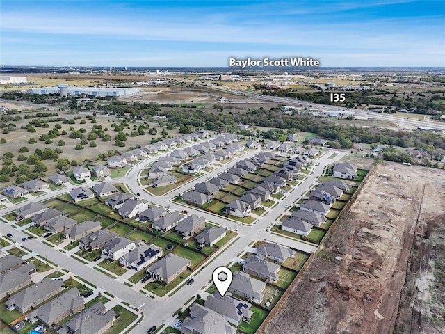 2277 Sheppards Ln, Waxahachie, TX 75167 - aerial view of property and surrounding area featuring nearby suburban area