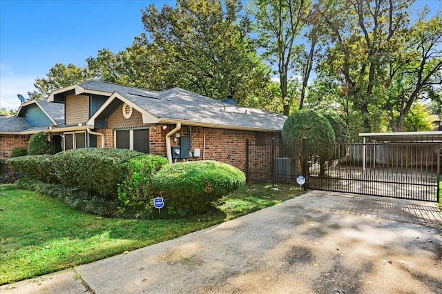 view of front of home