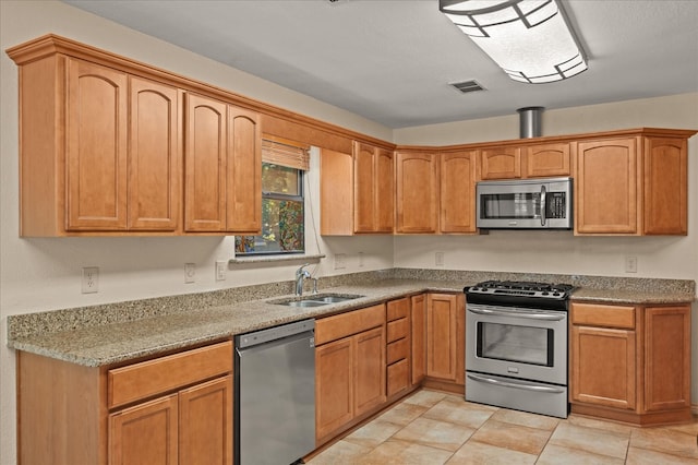 kitchen featuring sink and stainless steel appliances