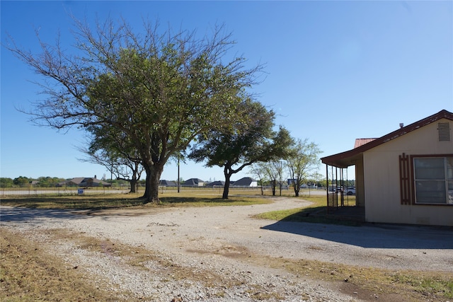 view of yard