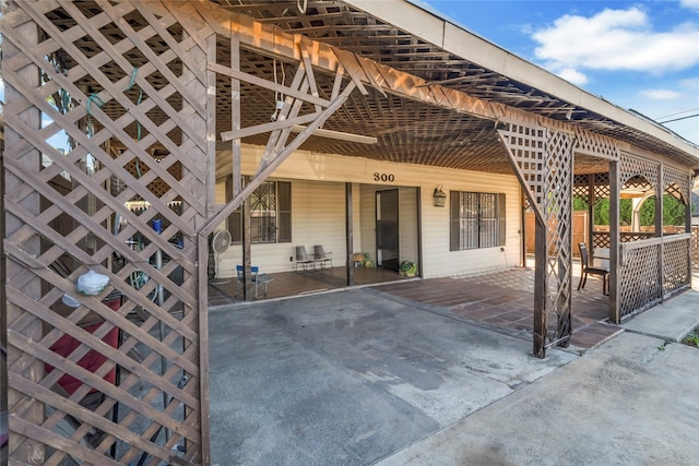 view of patio