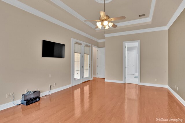 bathroom with crown molding, vanity, an enclosed shower, tile patterned flooring, and toilet