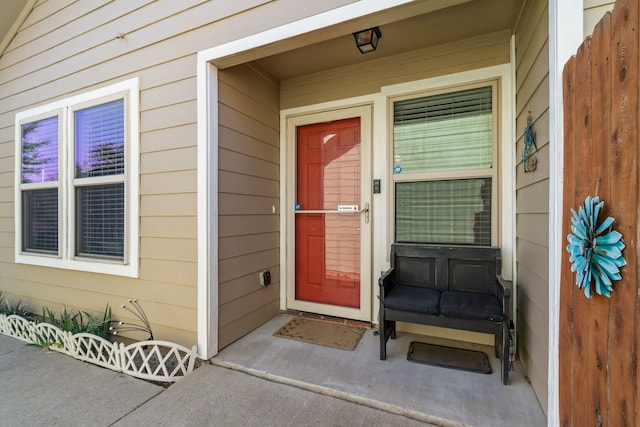 view of property entrance