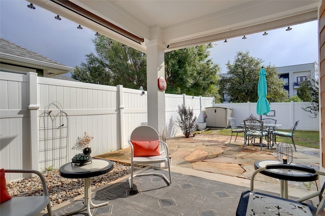 view of patio