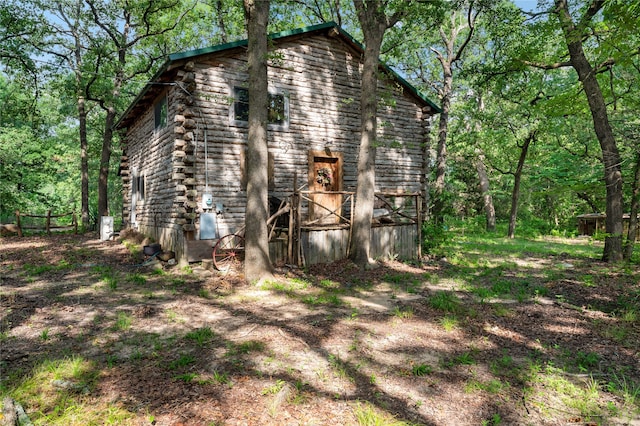 view of side of property