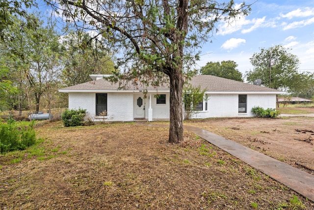 view of ranch-style house