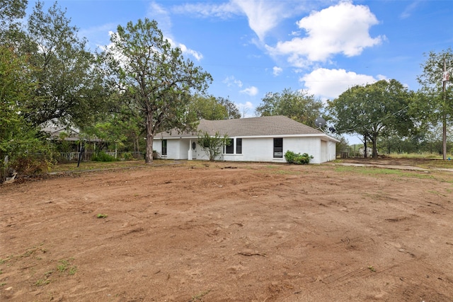 view of back of property