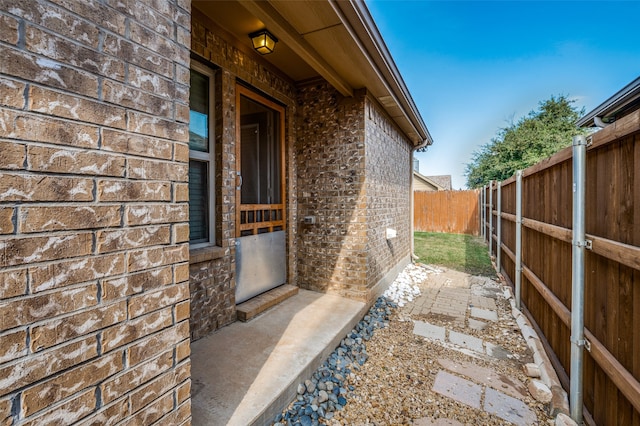 view of entrance to property