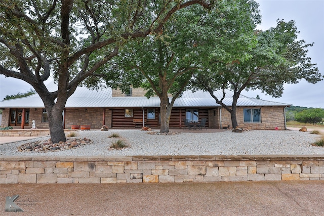 view of front of home