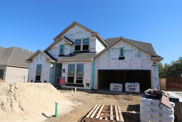 property under construction featuring a garage