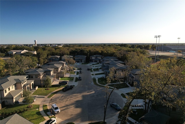 3050 Tall Oaks Ct, Corinth, TX 76210 - aerial view of property and surrounding area with nearby suburban area