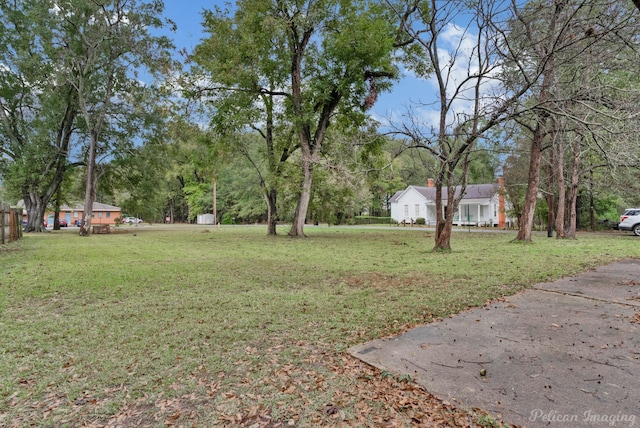 view of yard