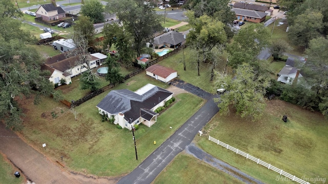 101 W Jefferson Ave, Haughton, LA 71037 - aerial view of property and surrounding area with nearby suburban area