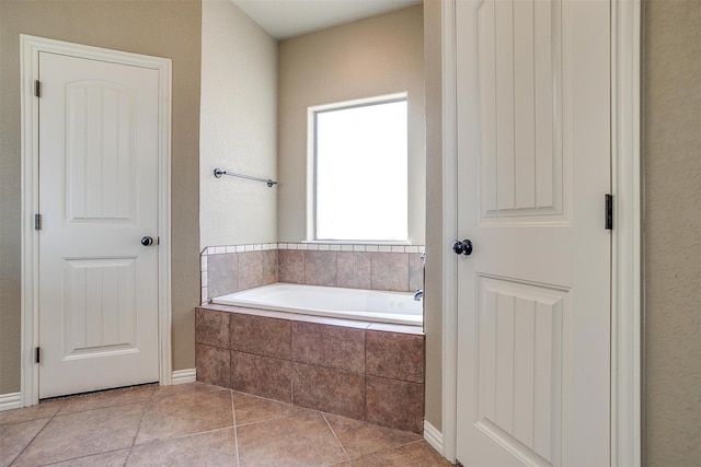140 Champion Ct, Weatherford, TX 76087 - full bathroom with a bath and tile patterned floors