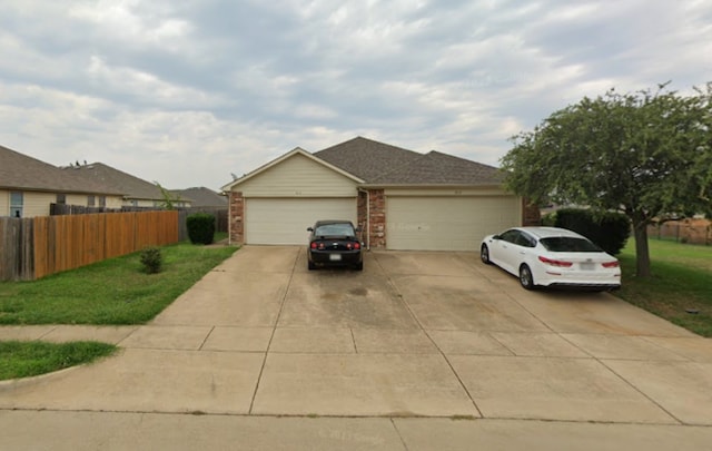 ranch-style house with a garage