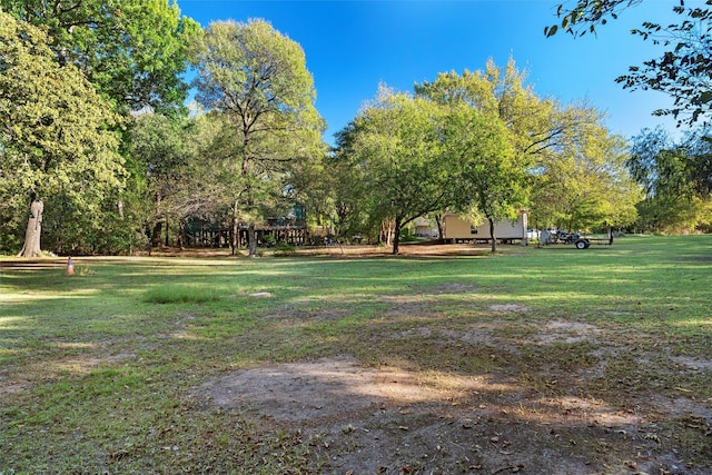 view of community featuring a yard