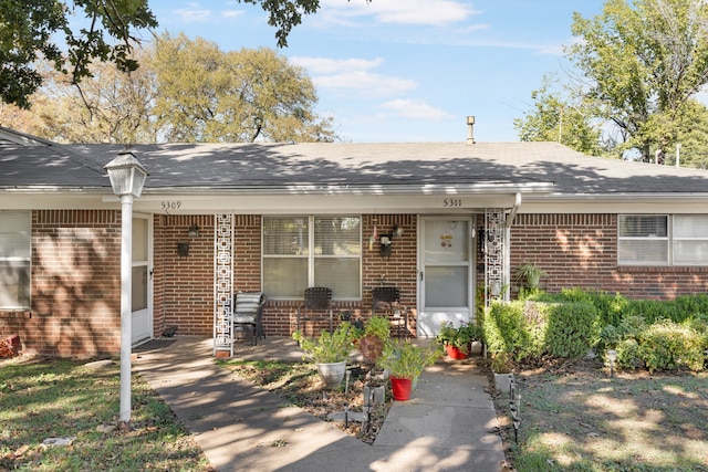 view of ranch-style home