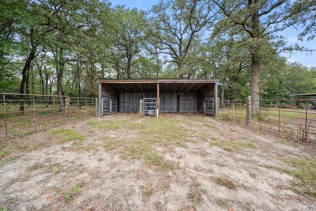 view of outbuilding