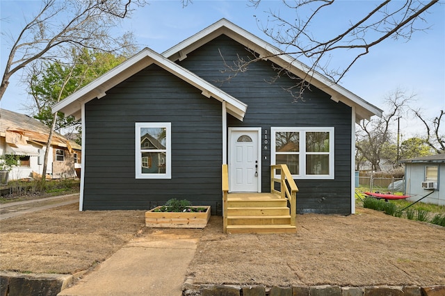 bungalow with cooling unit