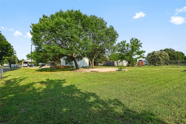 view of yard