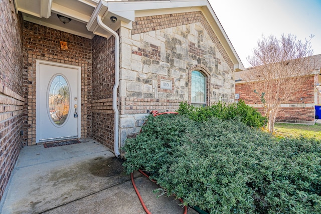 view of property entrance