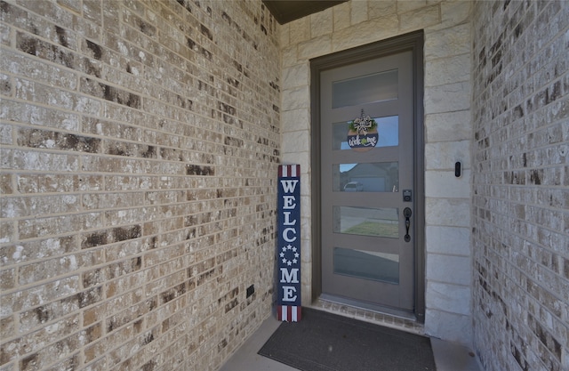 view of entrance to property