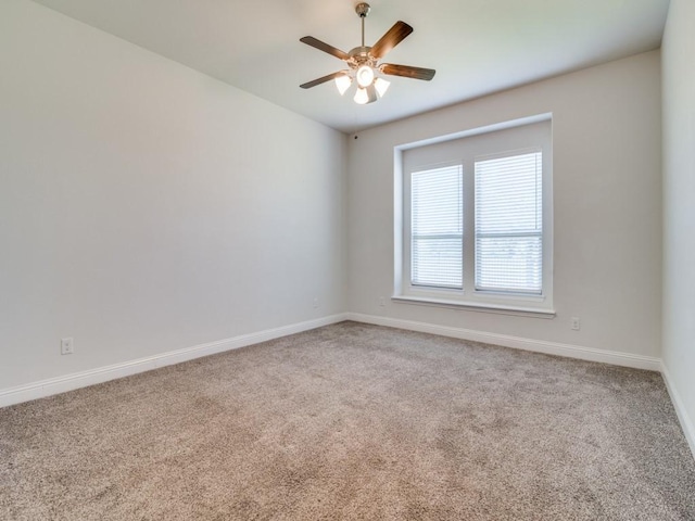 2317 Llano Dr, Royse City, TX 75189 - carpeted spare room featuring ceiling fan and baseboards
