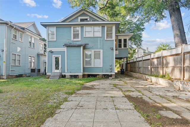 view of back of property