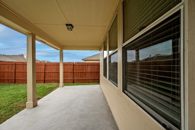 view of patio